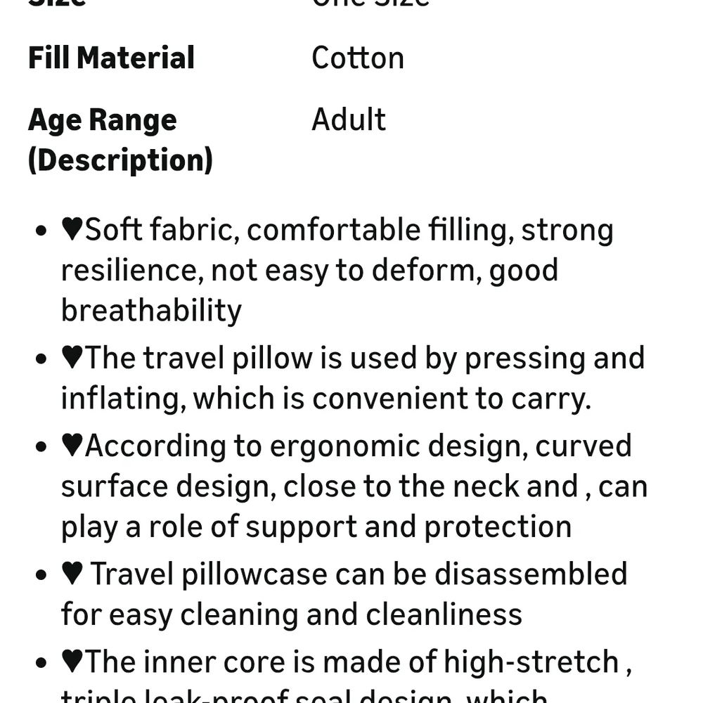 Yellow‎ and Gray Travel Pillow